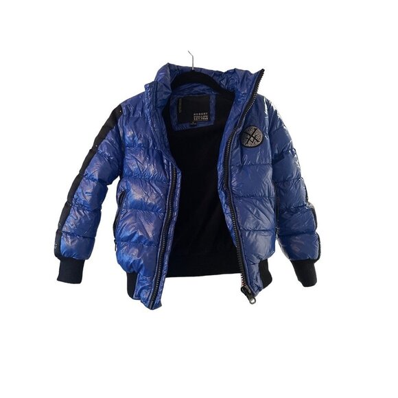 Robert Phillipe Blue Puffer Ski Jacket Boy Size 6 - Picture 1 of 7